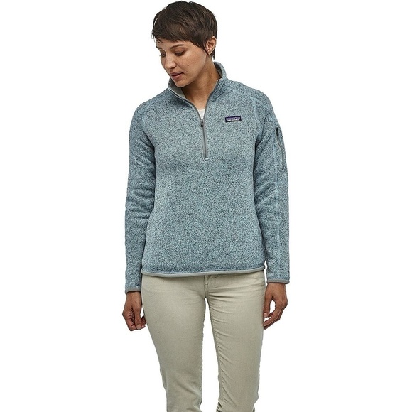 Patagonia Better Sweater Half Zip Pullover Teal Blue - Picture 1 of 9